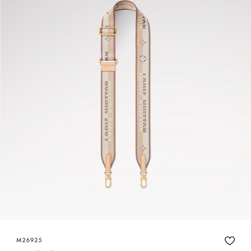 Louis Vuitton Tan and Gold Belt